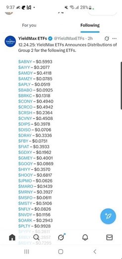 Some Wednesday ETF Announcements For 12-24-2025 - Many Switched To Tuesday This Week + Next Week