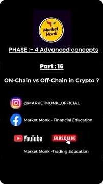 On-Chain vs Off-Chain Explained | Crypto Basics Every Trader Must Know #cryptotrading