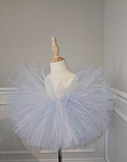 Elsa Frozen Sparkle Tutu: Handmade Birthday Dress-up - Etsy