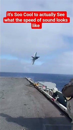 "It's absolutely fascinating to see the speed of sound visualized! #SpeedOfSound #ScienceIsCool