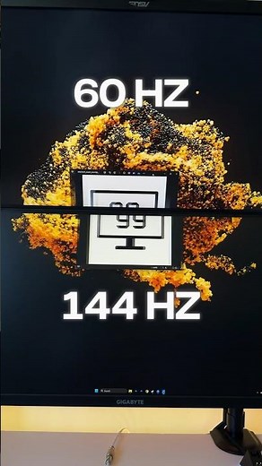 60 Hz vs 144 Hz 🤯