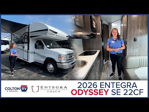 2026 Entegra Coach Odyssey SE 22CF Class C Motorhome Tour