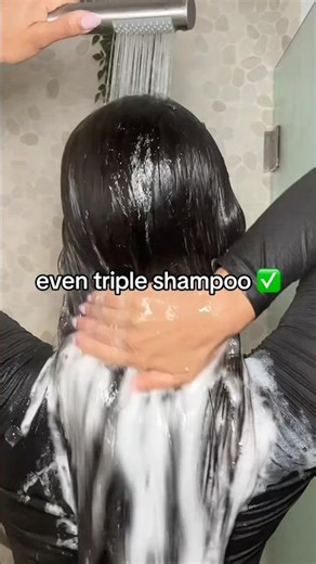 never shampoo more than once they said!💀💦