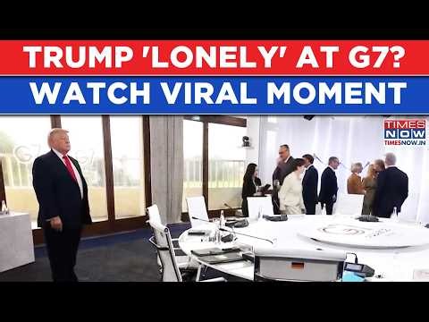Trump At G7 France | US President's Viral Moment | Watch What Happened At Summit | Full Video