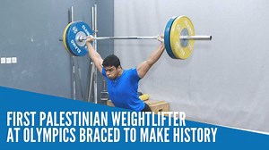 Gaza weightlifter Mohammad Hamada says he is aiming to rank among the top ten when he makes history as the first Palestinian to compete in the sport at the 2020 Tokyo Olympics. | Inquirer Sports