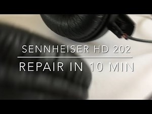 Headphones Sennheiser HD 202 repair how to