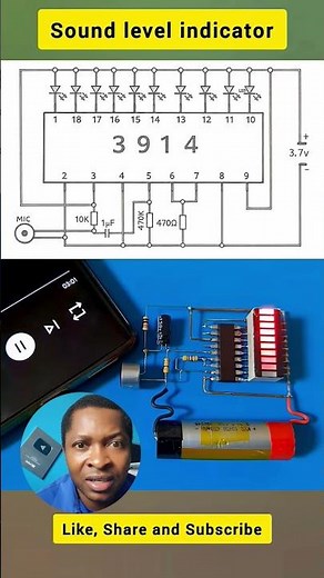 Fabriquer un Indicateur de Niveau Sonore (VU-Mètre) Facile ! 🎶💡