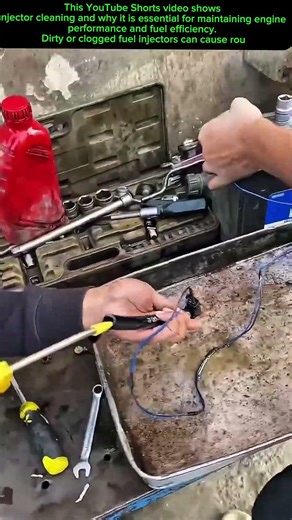 Injector Cleaning Improve Engine Performance and Fuel Economy #shortvideo