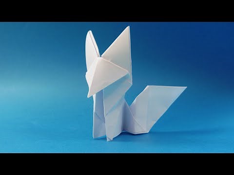 How to make a paper fox. DIY origami fox - easy