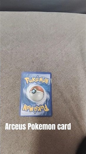 Arceus Pokemon card