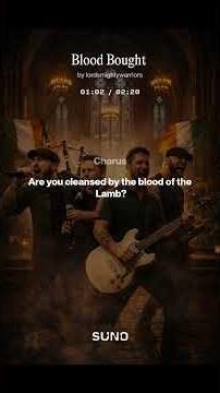 Blood Bought |Official Lyric Video| by Pastor J. Ft. Dropkick Murphys style #jesus #song #irishmusic
