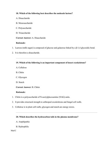 Openstax Microbiology Ch7 Test Bank For Biochemistry