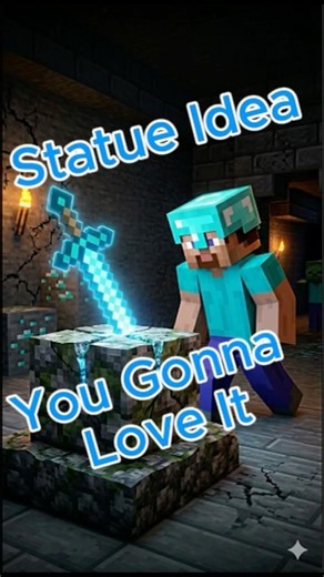 Statue Tutorial #shorts #minecraft #minecraftshorts #gaming #minecraftbuilding #videogames