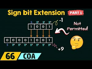 Sign bit Extension (Part 1)