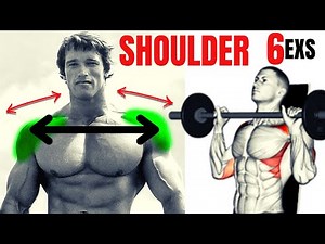 6 BEST SHOULDERS WORKOUT WITH BARBELL ONLY / Les meilleurs exs Musculation épaules avec barre