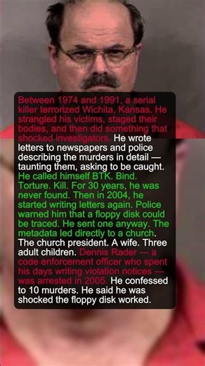 He Killed 5 People — Then Sent Taunting Letters to Police Signing Them "BTK"