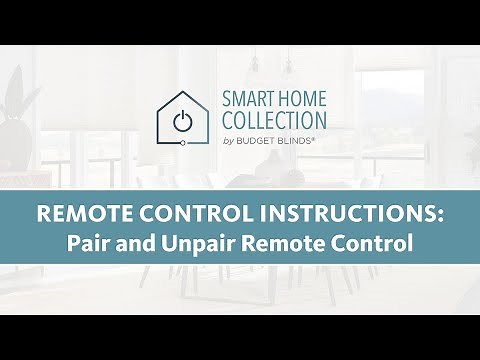 Smart Home Collection - Pair & Unpair Remote Control
