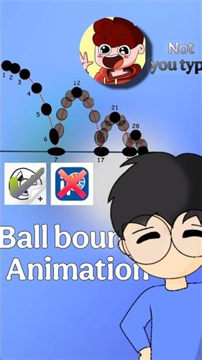 how to make ball bounce animation in mobile 📱 #animation #flipaclip #rgbucketlist