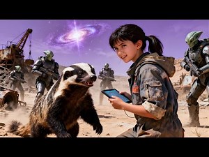 The Alien Squad Cornered the Human Child—Her Honey Badger Stepped In and the Hunter Begged for Mercy