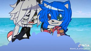 Animated Beach Adventure with Amy and Sonic