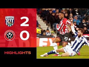 West Bromwich Albion 2-0 Sheffield United | EFL Championship highlights