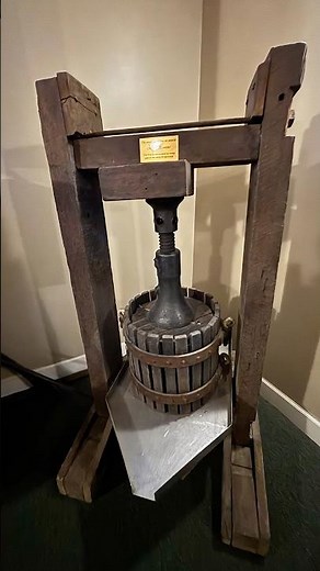 #wine #press #crushing #grapes 🍇 for wine #making from 1929-2009 #awards San Sebastian Winery