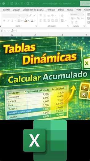 🔥 Acumulado en Tabla Dinámica #excel #exceltricks #tutorial #microsoftexcel #exceltips #microsoft