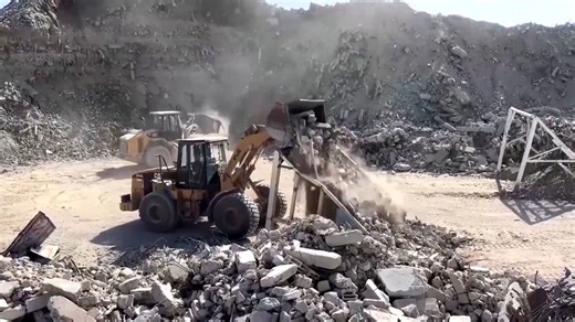 Palestinians are using war rubble to repave streets destroyed during Israel's two-year assault on Gaza, crushing concrete and metal into pavement under a UN-run project they hope will mark a first step toward rehabilitating their flattened cities https://t.co/nYtuUPc9cA