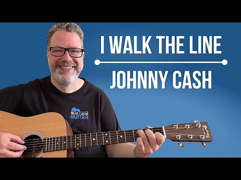 I Walk The Line Johnny Cash Guitar Lesson + Tutorial