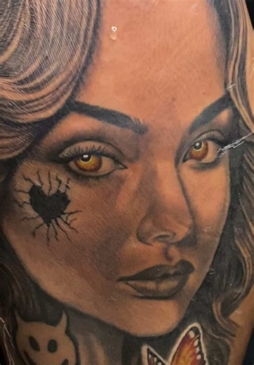 This tattoo is the hardest one I been doing ✍🏼😈🔥 but it’s worth the work,pain and wait #viral #tattooartist #tattoo #paratiiiiiiiiiiiiiiiiiiiiiiiiiiiiiii #art