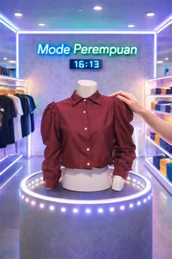 AM.inDesign - Hyeri Shirt dengan banyak.pilihan warna menarik dan elegan #blouse #bajuwanita #kemejawanita