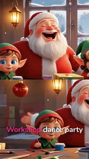 🎄🛠️ Santa’s Workshop Dance Party! | Christmas Action Song for Kids 🦌✨