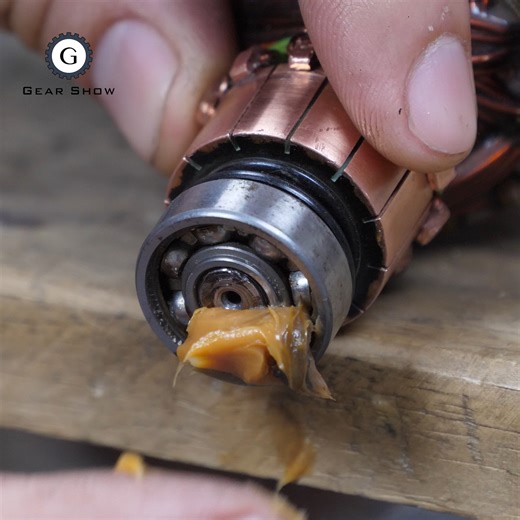 945K views · 7K reactions | #Part 8 Testing New DC Motor Structure - Vintage Drill Restoration Renovation | Gear Show | Facebook