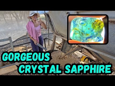 DIGGING GORGEOUS CRYSTAL SAPPHIRE 💎