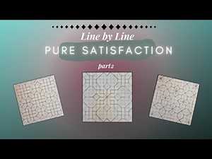 6 Aesthetic Pattern Drawings on Graph Paper ✏ | Relaxing Geometric Art