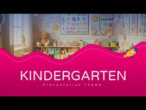 Kindergarten Theme Animated PowerPoint Slides