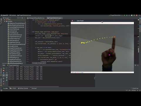 Real-time hand detection and tracking using OpenCV and Python