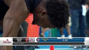 Top CB in the draft? Denzel Ward runs a 4.32 40-yard dash