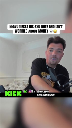 BEAVO Flexes His £20 Note Without Worry