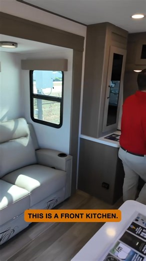 40K views · 275 reactions | A kitchen in the front of the travel trailer? You gotta see this!! Come check out the Grand Design Reflection 322FKTS! #traveltrailer #camper #rvlife | Matt's RV Reviews | Facebook