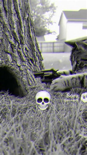 Cat's Revolver vs. Squirrel! 🐱🔫🐿️