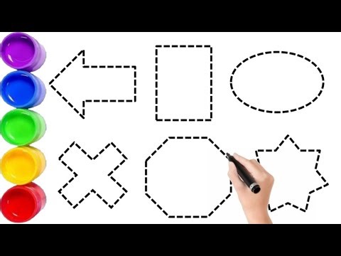 Fun Shapes Song for Kids | Learn 2D Shapes & Colors | Preschool & Kindergarten 391