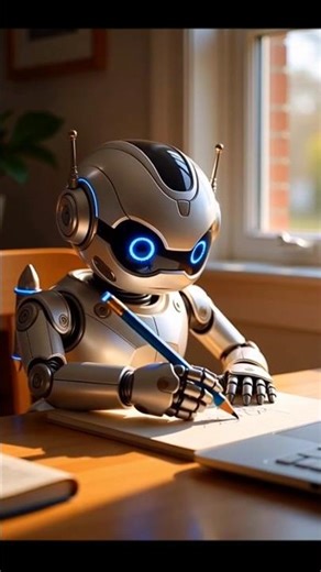 Robot Lily and the Magic Pencil #shorts #ai #aisystem #robotics