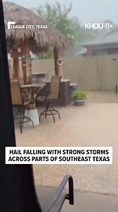 Storms this morning across the Houston area are bringing hail with them. This video was shared with us by Amber Rohrer in League City. The KHOU 11 Weather Team has issued a Weather Impact Alert until 3 p.m. https://www.khou.com/article/weather/forecast/houston-weather-impact-forecast/285-ad875781-df57-49a6-b055-018bead61c70?utm_medium=social&utm_source=facebook_KHOU_11_News How are conditions where you are? | KHOU 11 News