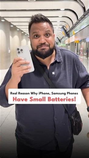 Real Reason Why iPhone, Samsung Phones Have Small Batteries! #shorts