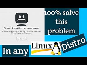 Solve system can't recover problem in any Linux Distro!!