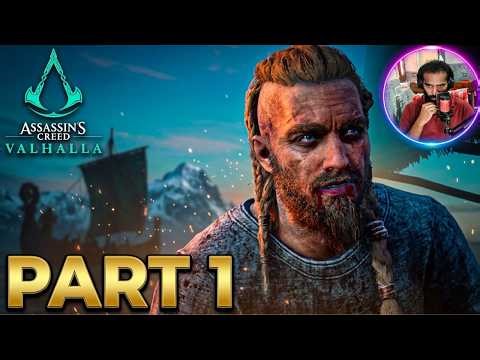 AC Valhalla Gameplay #1 – Full Intro & First Raid
