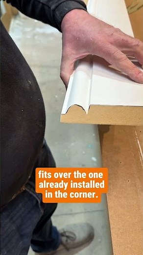 DIY tip: How to create a coping joint for an internal corner #diytip #skirtingboards