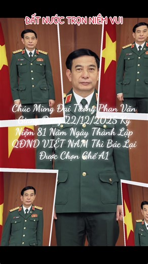 Chúc Mừng Đại Tướng Phan Văn Giang Nhậm Chức