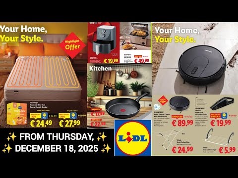 ✨ Lidl Promotions For The Week Of December 18-24, 2025 🎀 Kitchen Parkside #lidl #ireland ✨